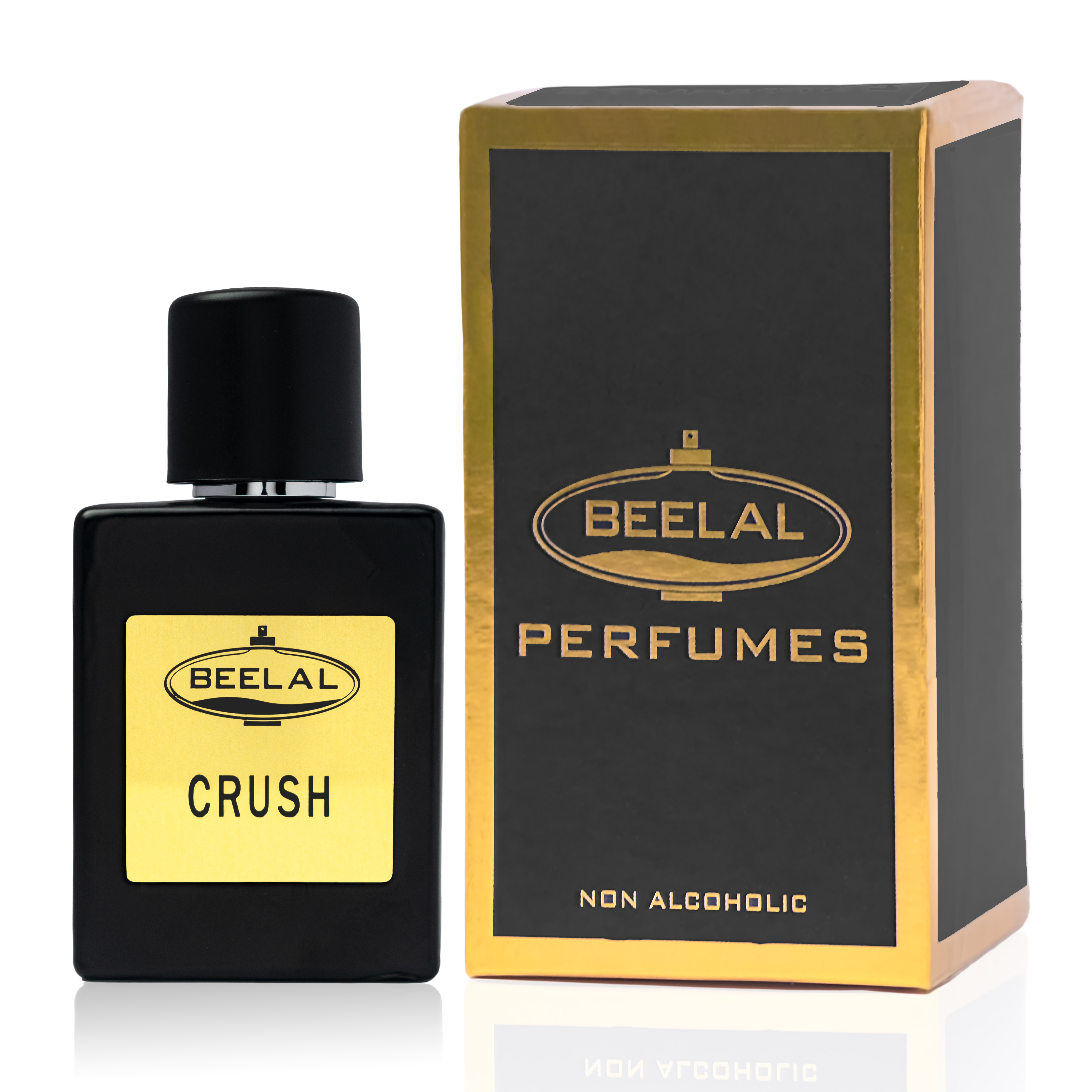 BEELAL PERFUMES CRUSH Perfume for Men & Women | Long - Lasting French & Fruit Extrait De Parfum | Citrus, vanilla, jasmine & Floral fragrance with sandalwood, Amber | 50ML Alcohol Free