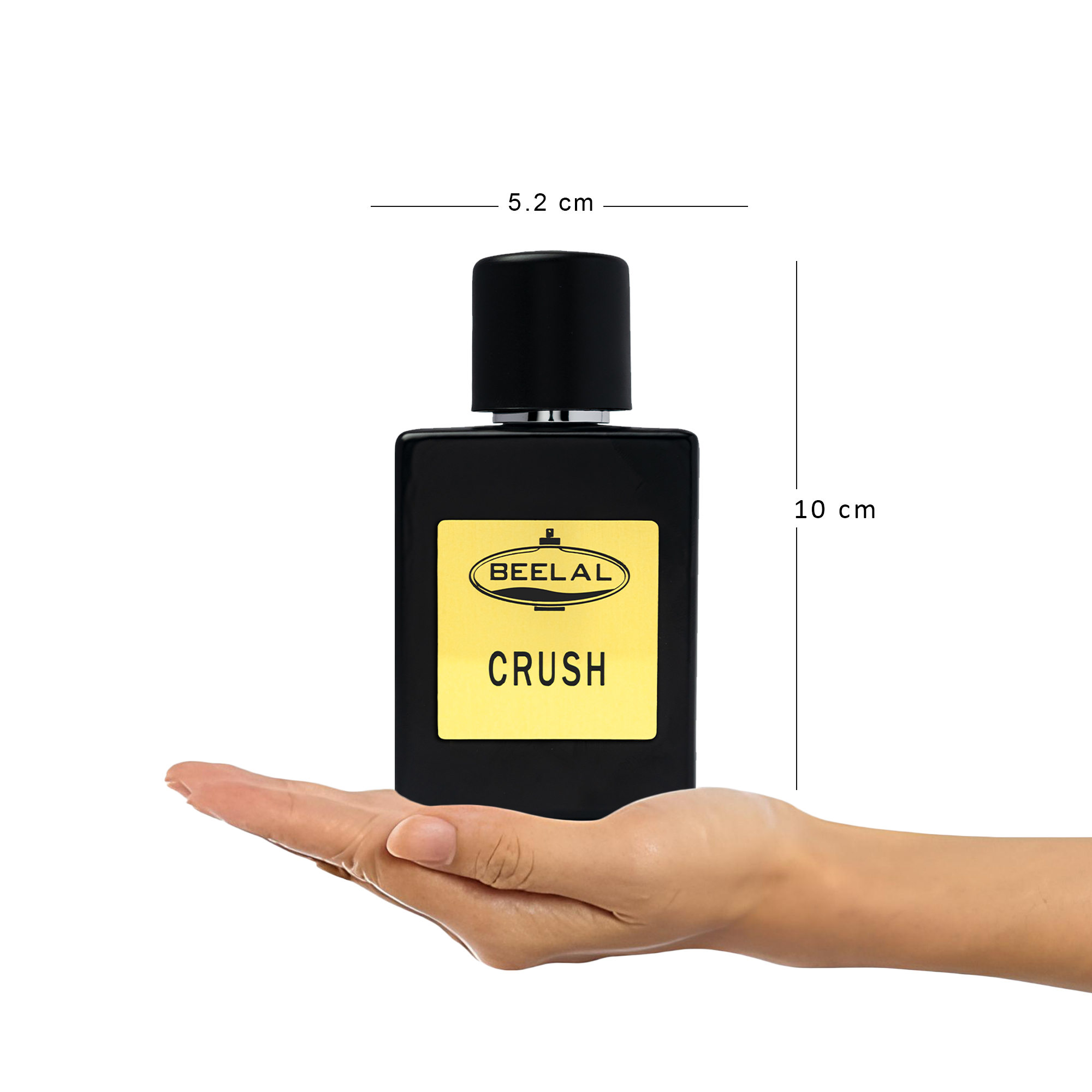 BEELAL PERFUMES CRUSH Perfume for Men & Women | Long - Lasting French & Fruit Extrait De Parfum | Citrus, vanilla, jasmine & Floral fragrance with sandalwood, Amber | 50ML Alcohol Free