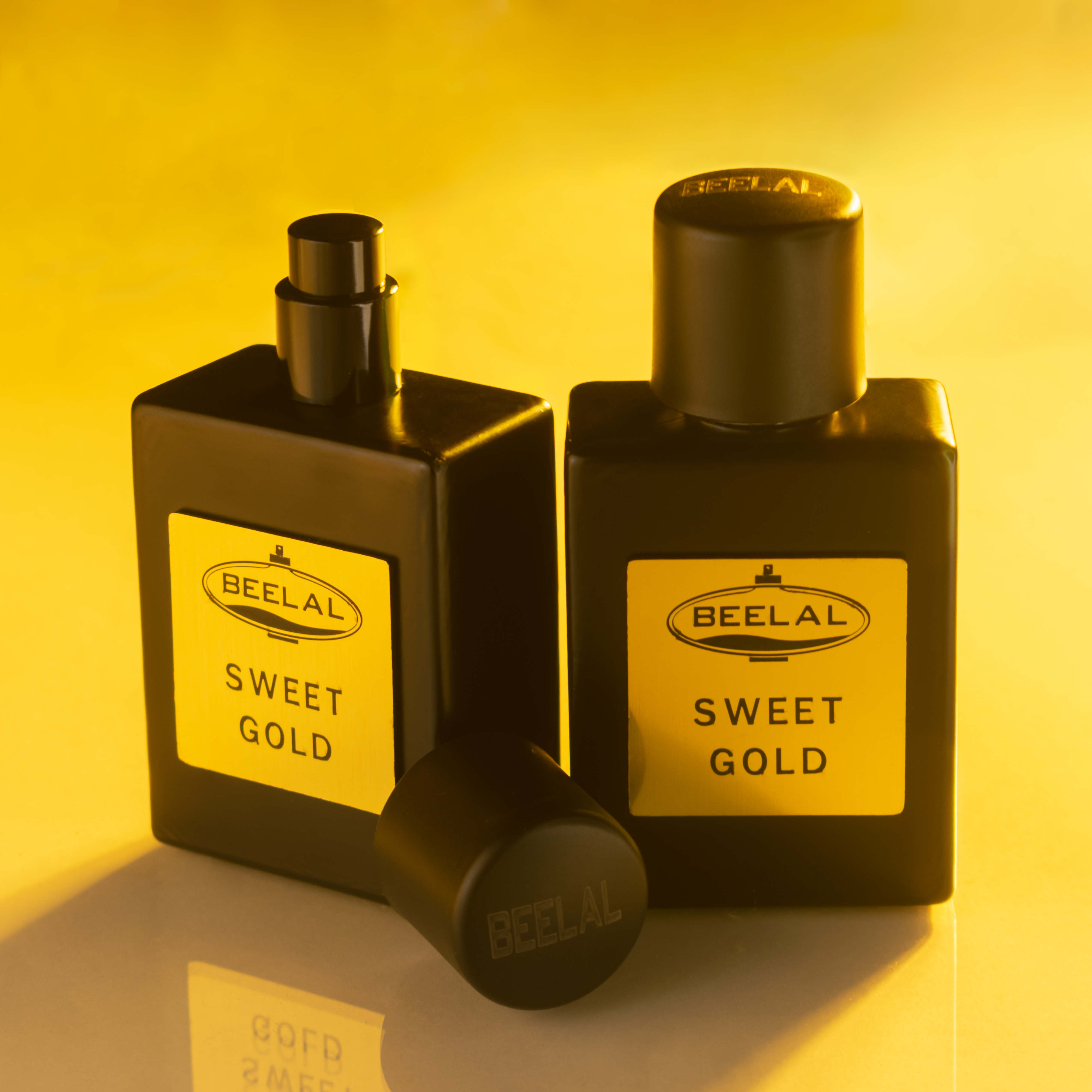 BEELAL PERFUMES SWEET GOLD Perfume | Long Lasting Fragrance For Man & Women Arabic Floral, Ambery, Aromatic Scent, Spicy, Floral, Honey & Woody Notes | Extrait De Parfum, | Ideal Gift for Him & Her | 50ML Alcohol Free